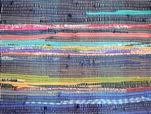 Alfombra colorida hecha a mano o alfombra variopinta —  Fotos de Stock