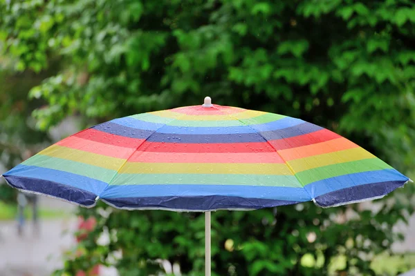 Colored umbrella closeup — Stock Photo, Image