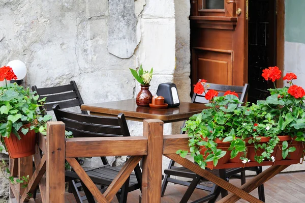 Il tavolo nel bar . — Foto Stock