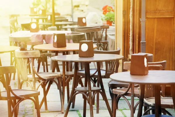 Der Tisch in der Bar. — Stockfoto