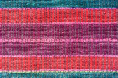 Güzel renkli el yapımı halı ya da halıyı kapat.