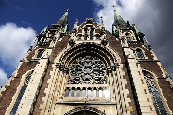 Cathedral of Saints Olga and Elizabeth in Lviv. — Stock Photo, Image