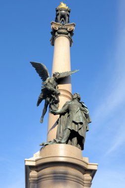 adam mickiewicz anıt Lviv, Ukrayna.