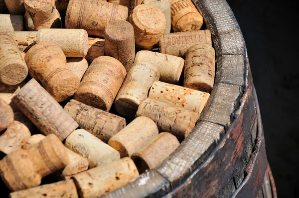 Bunch of wine corks — Stock Photo, Image