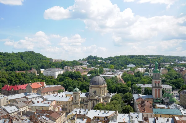 Panorama Lviv. — Stock Photo, Image