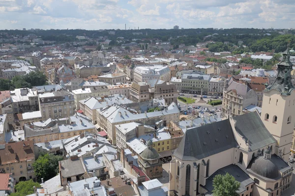 Panorama Lvov. — Stock fotografie