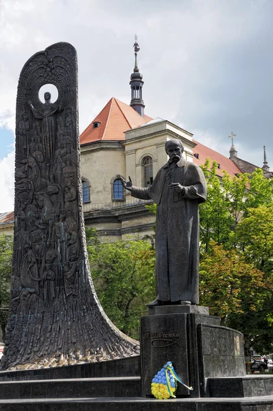 stock image Monument to Shevchenko.