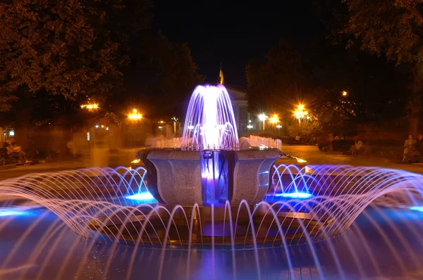 Night fountain — Stock Photo, Image
