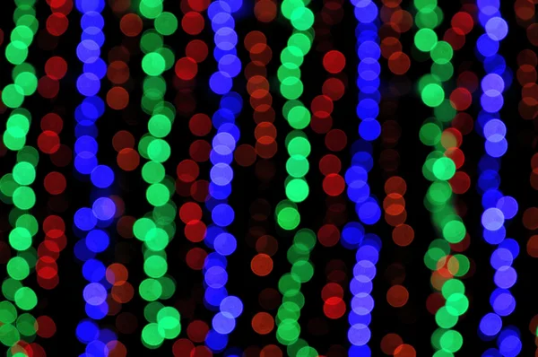 Festive abstract background with bokeh lights — Stock Photo, Image