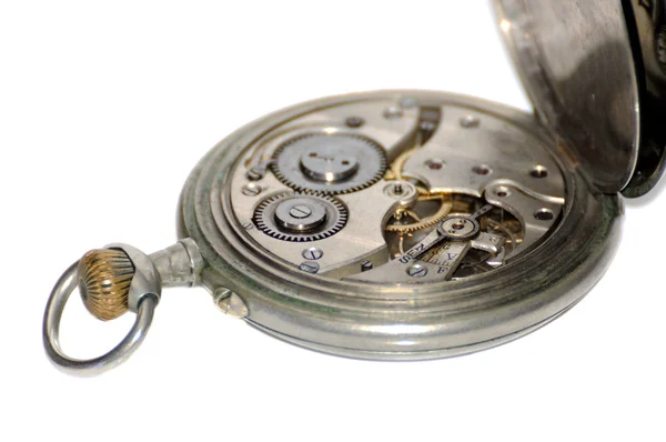 Pocket watch isolated on white background. — Stock Photo, Image