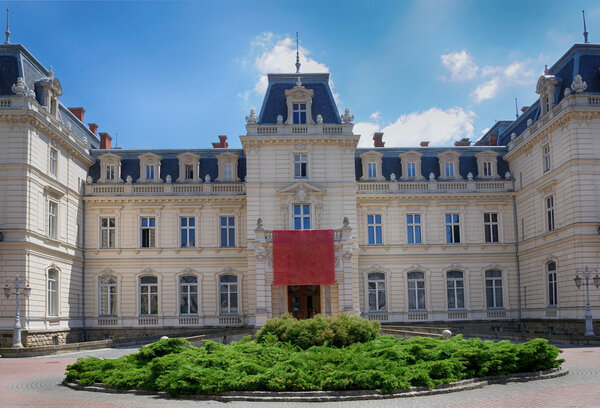 Potocki Palace in Lviv, Ukrainian. Currently - Lviv National Art