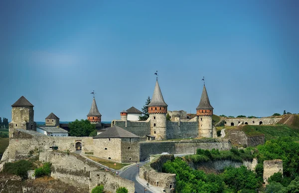 Old Castle in Kamyanets-Podilsky, Ukraine Stock Photo