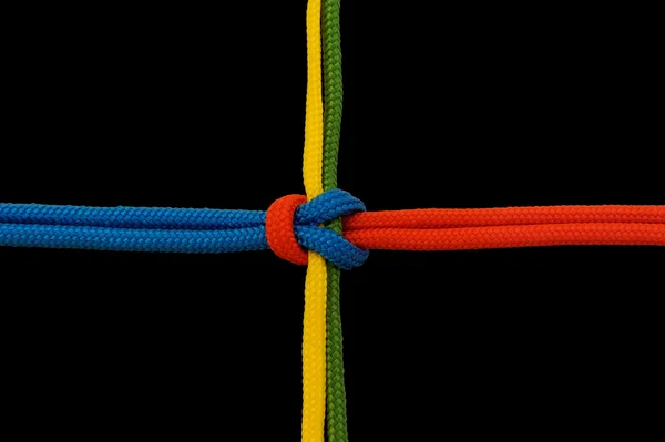 Knot on a cord — Stock Photo, Image