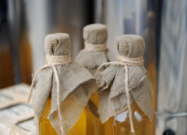 Homemade liqueur with spices — Stock Photo, Image