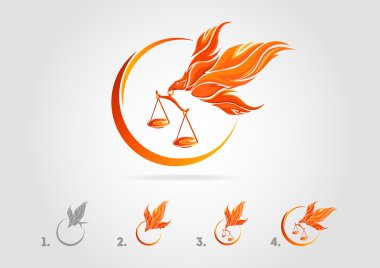 Phoenix fire logo clipart
