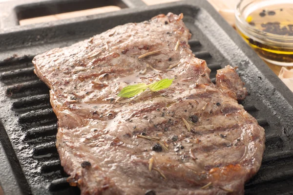 Marha steak grill — Stock Fotó