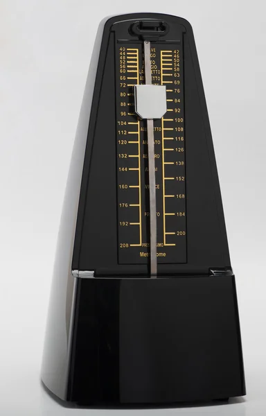 Metronome on White — Stock Photo, Image