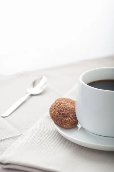 Koffie en koekjes — Stockfoto