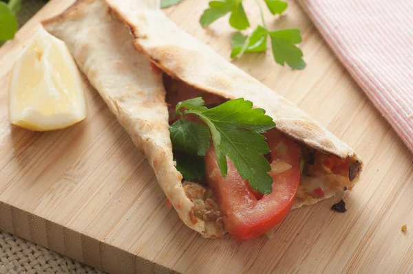 Lahmacun rulle — Stockfoto