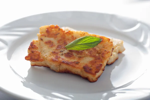 Grillezett halloumi - Hellim sajt — Stock Fotó