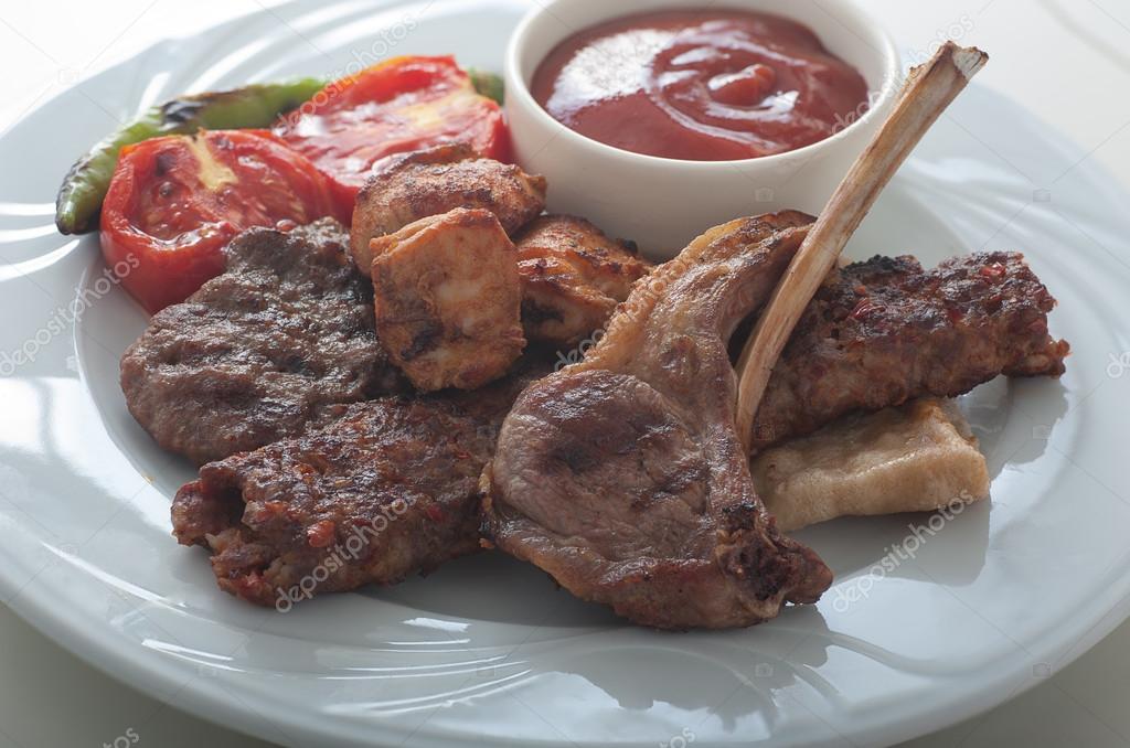 Turkish Mixed Grill Kebab Stock Photo by ©Devrim_PINAR 80149708