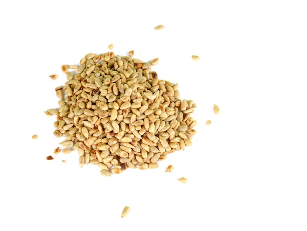 Sunflower seeds on white background. — Stock Photo, Image