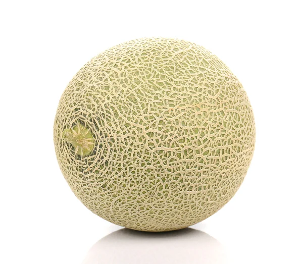 Große Melone auf weißem Hintergrund. — Stockfoto