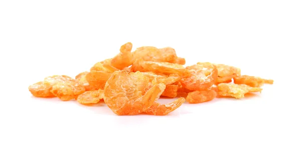 Dried shrimp on white background. — Stock Photo, Image