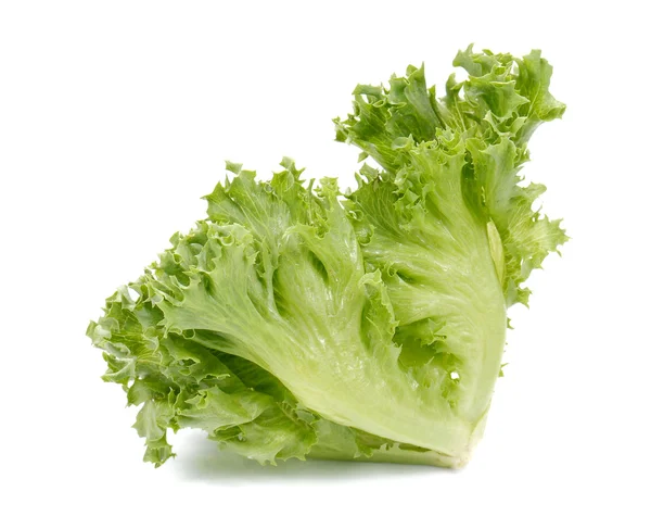 Frischer Salat, frischer Gemüsesalat auf weißem Hintergrund — Stockfoto