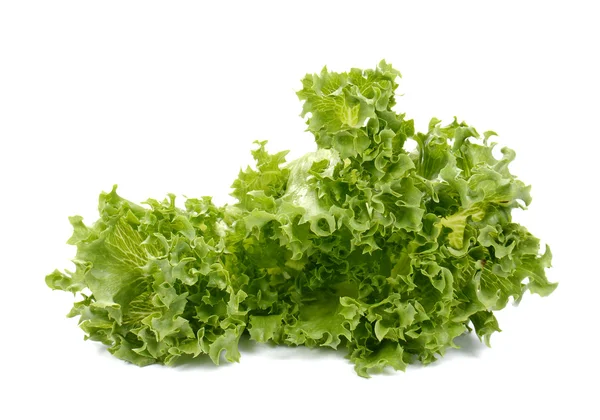 Salade de laitue fraîche, Salade de légumes frais sur fond blanc — Photo