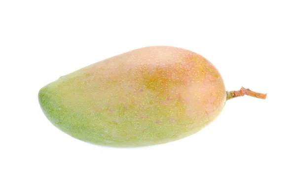 Verse Mango, groene Mango geïsoleerd op witte achtergrond. — Stockfoto