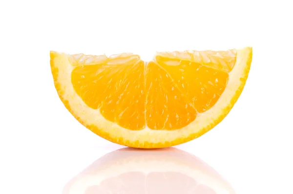 Orange on white background. — Stock Photo, Image