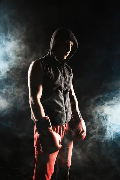 年轻男子跆拳道 — 图库照片
