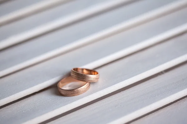 The wedding rings close up — Stock Photo, Image