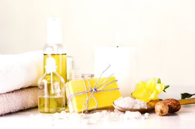 Aroma yağı, vintage tarzı ile Spa ayarı