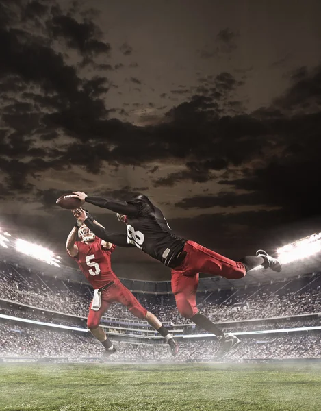 The american football players in action — Stock Photo, Image