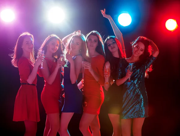 Beautiful girls dancing at the party — Stock Fotó