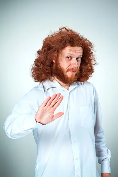 The portrait of disgusted man — Stock Photo, Image