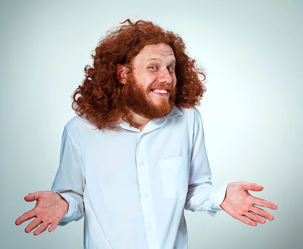 The young man looking at camera — Stock Photo, Image