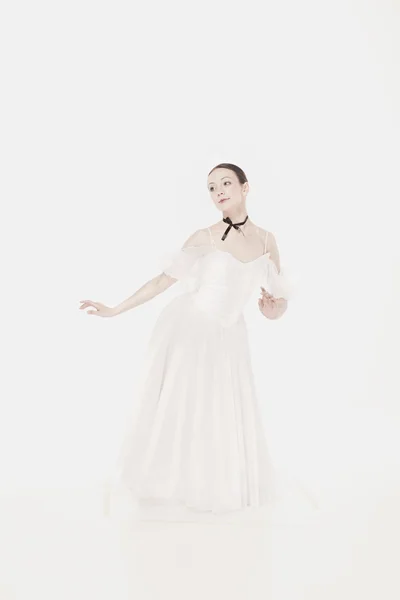 Beleza Romântica. bailarina estilo retro — Fotografia de Stock