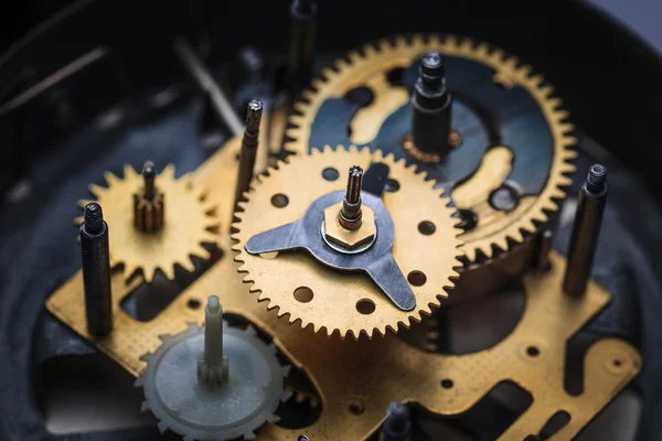 De weergave van de macro van uurwerkmechanisme — Stockfoto