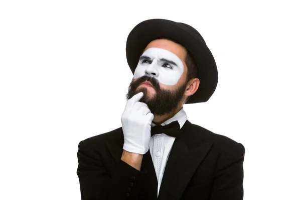 Ponderer mime — Stock Photo, Image