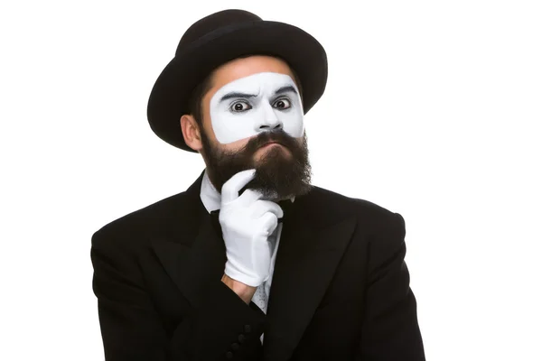 Ponderer mime — Stock Photo, Image