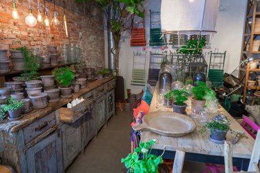 Veranda bir orta sınıf İsveçli villada