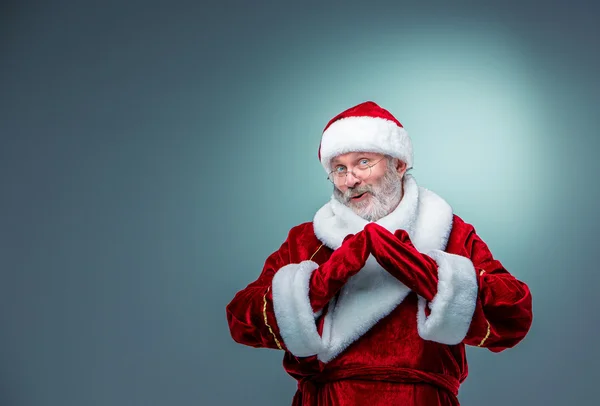 Sorrindo Papai Noel. — Fotografia de Stock