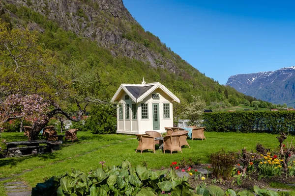 Festői tájak, a norvég fjordok. — Stock Fotó