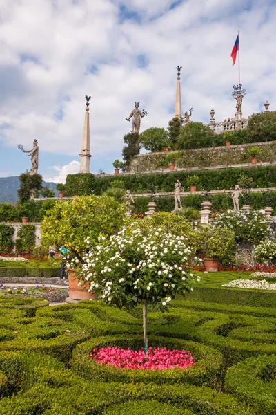 Park op het eiland van Isola Bella. Italië — Stockfoto