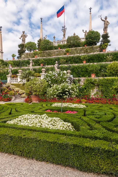 Park op het eiland van Isola Bella. Italië — Stockfoto