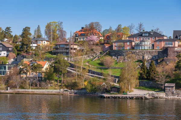 Schöner blick auf stockholm — Stockfoto