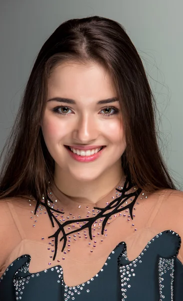 Portrait of a young gymnast — Stock Photo, Image